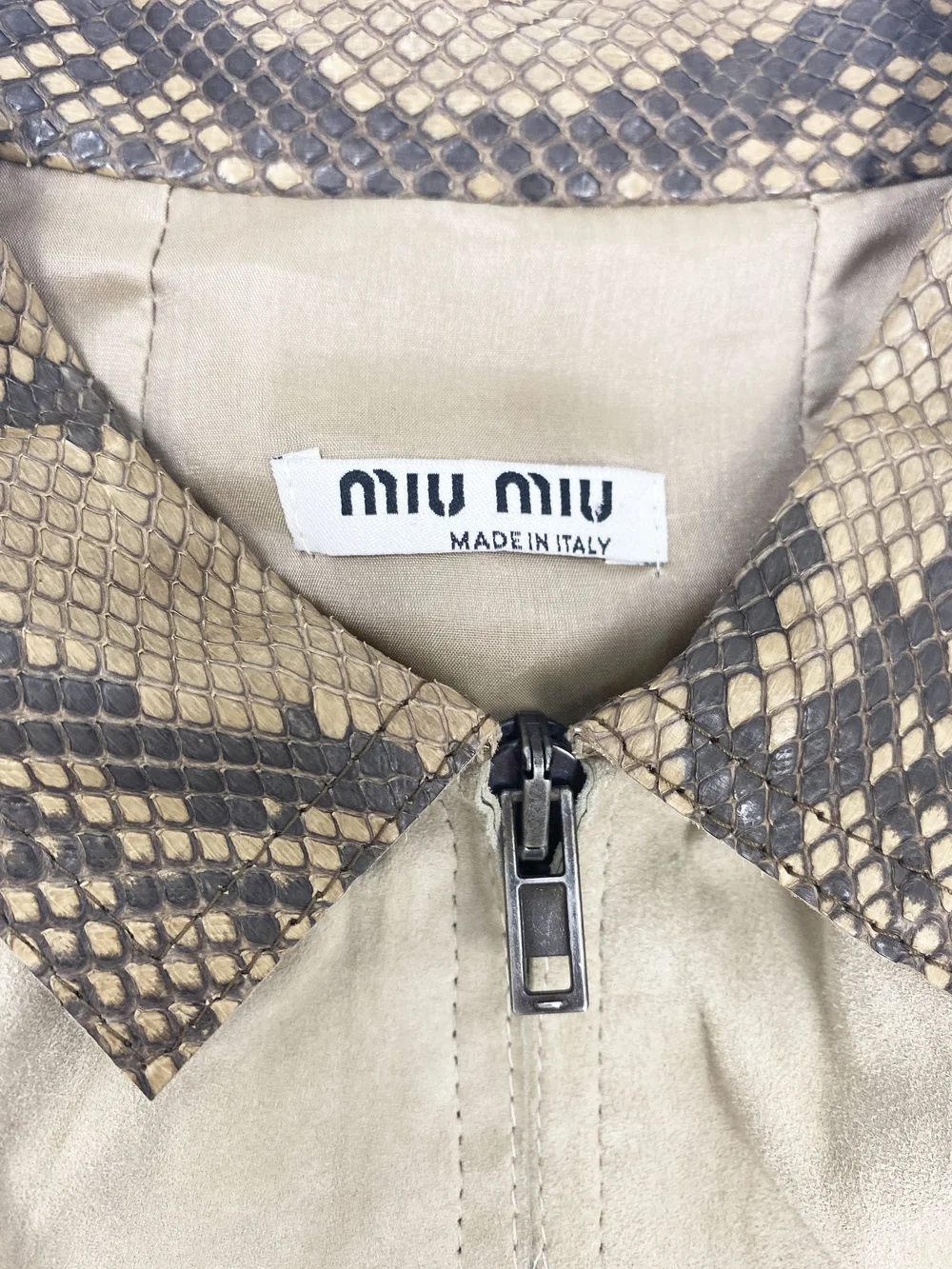 その他 miu Miu Miu F/W 2008 python and leather jacket — JAMES VELORIA